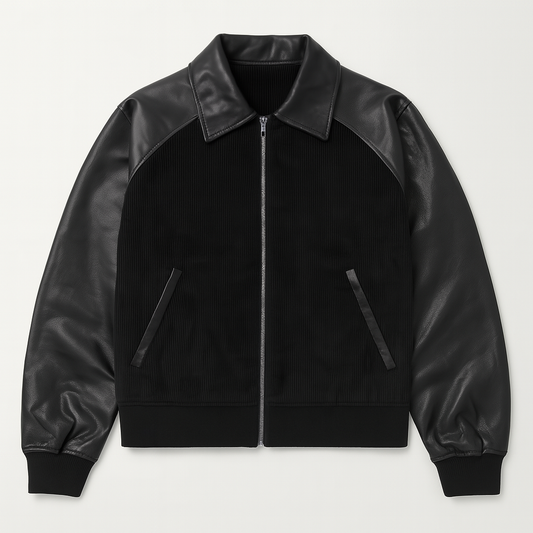 Corduroy & Leather Jacket