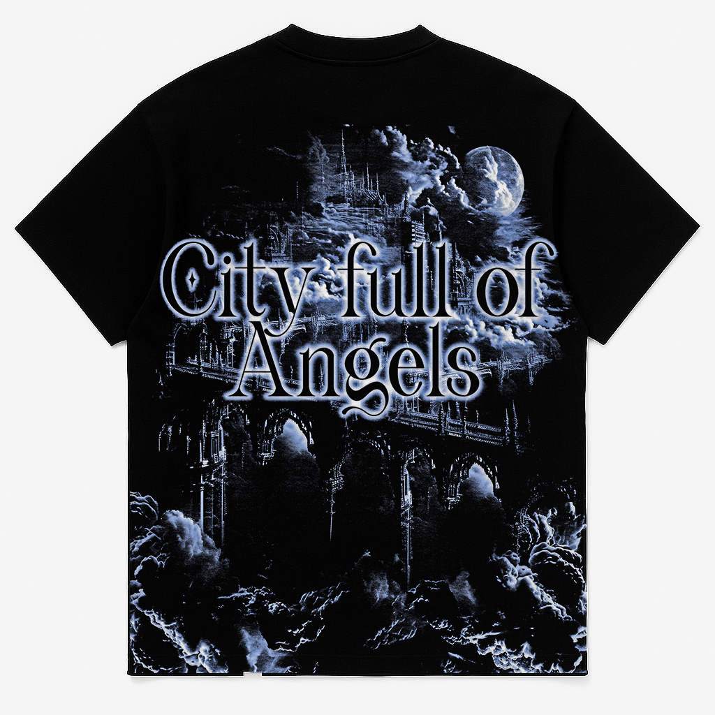City full of angels Oversized T-shirt