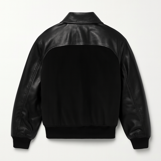 Corduroy & Leather Jacket